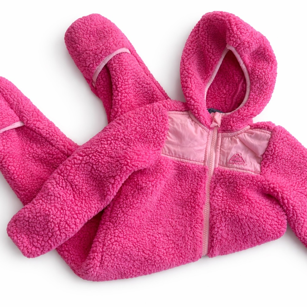 Snozu Pink Fleece Kids One Piece